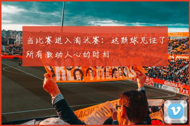 当比赛进入淘汰赛:这颗球见证了所有激动人心的时刻